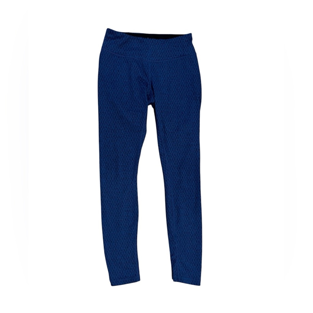 PrAna Misty Blue Patterned Pants Athletic Leggings Size XS